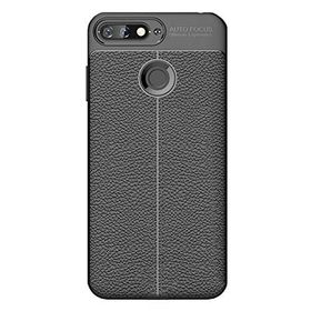 Microcase Huawei Y6 2018 Leather Tpu Silikon Kılıf