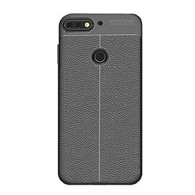 Microcase Huawei Y7 2018 Leather Tpu Silikon Kılıf