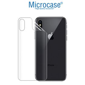 Microcase iPhone XS Full Arka Kaplama TPU Soft Koruma Film