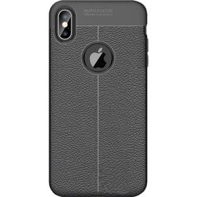 Microcase iPhone XS Max Leather Tpu Silikon Kılıf