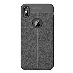 Microcase iPhone XS Max Leather Tpu Silikon Kılıf