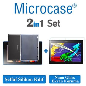 Microcase Lenovo Tab 3 10-1 Business X70F Silikon TPU Soft Kılıf