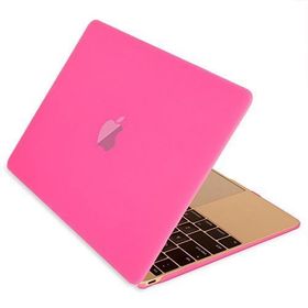 Microcase Macbook Pro 15.4 Touch Bar Shell Rubber Kapak Pembe Kılıf