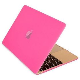 Microcase Macbook Pro 15.4 Touch Bar Shell Rubber Kapak Pembe Kılıf