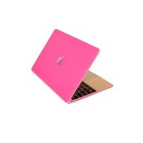 Microcase Macbook Pro 15.4 Touch Bar Shell Rubber Kapak Pembe Kılıf