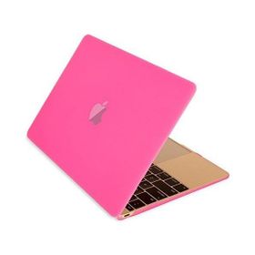 Microcase Macbook Pro 15.4 Touch Bar Shell Rubber Kapak Pembe Kılıf