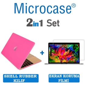 Microcase Macbook Pro 15 A1990 Touch Bar 2018 Shell Rubber Kapak Kılıf