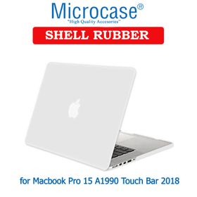 Microcase Macbook Pro 15 A1990 Touch Bar 2018 Shell Rubber Kapak Kılıf
