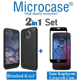Microcase Motorola Moto G5S Brushed Carbon Silikon Kılıf