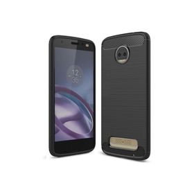 Microcase Motorola Moto Z2 Force Brushed Carbon Silikon Kılıf