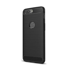 Microcase OnePlus 5 Brushed Carbon Fiber Tpu Silikon Kılıf