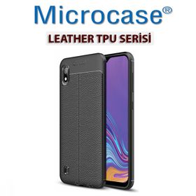Microcase Samsung Galaxy A10 Leather Tpu Silikon Kılıf