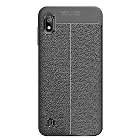 Microcase Samsung Galaxy A10 Leather Tpu Silikon Kılıf