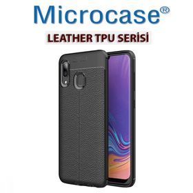 Microcase Samsung Galaxy A30 Leather Tpu Silikon Kılıf