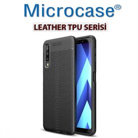 Microcase Samsung Galaxy A7 2018 Leather Tpu Silikon Kılıf