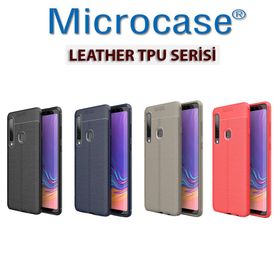 Microcase Samsung Galaxy A9 2018 Leather Tpu Silikon Kılıf