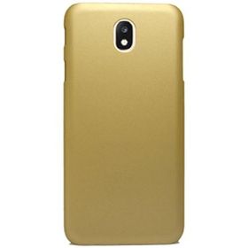Microcase Samsung Galaxy C8 Premium Silikon Tempered Cam + Altın Kılıf