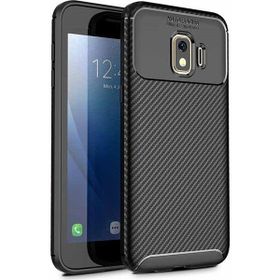 Microcase Samsung Galaxy J2 Core Maxy Serisi Carbon Fiber TPU Siyah Silikon Kılıf