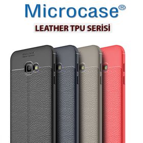 Microcase Samsung Galaxy J4 Plus Leather Tpu Silikon Kılıf