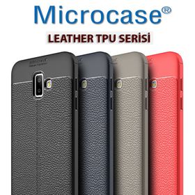 Microcase Samsung Galaxy J6 Plus Leather Tpu Silikon Kılıf
