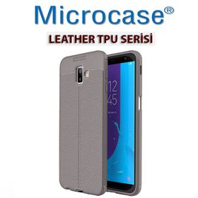Microcase Samsung Galaxy J6 Plus Leather Tpu Silikon Kılıf
