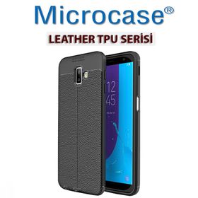 Microcase Samsung Galaxy J6 Plus Leather Tpu Silikon Kılıf