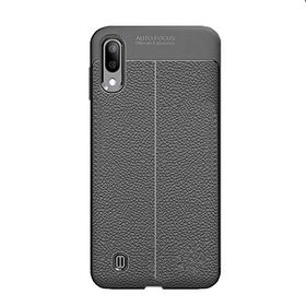 Microcase Samsung Galaxy M10 Leather Tpu Silikon Kılıf