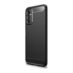 Microcase Samsung Galaxy M52 5G Brushed Silikon Siyah Cep Telefonu Kılıfı