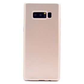 Microcase Samsung Galaxy Note 8 Premium Matte Silikon TPU Altın Kılıf