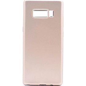 Microcase Samsung Galaxy Note 8 Premium Matte Silikon TPU Altın Kılıf
