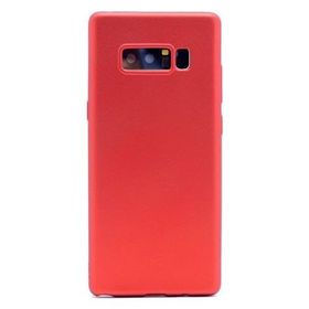 Microcase Samsung Galaxy Note 8 Premium Matte Silikon TPU Kırmızı Kılıf