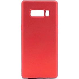 Microcase Samsung Galaxy Note 8 Premium Matte Silikon TPU Kırmızı Kılıf