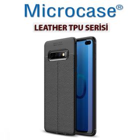 Microcase Samsung Galaxy S10 Leather Tpu Silikon Kılıf