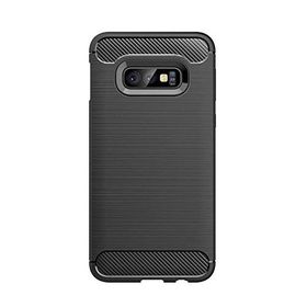 Microcase Samsung Galaxy S10E Brushed Carbon Fiber Silikon Kılıf