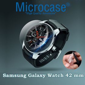 Microcase Samsung Galaxy Watch 42 mm Nano Glass Esnek Cam Ekran Koruma Film