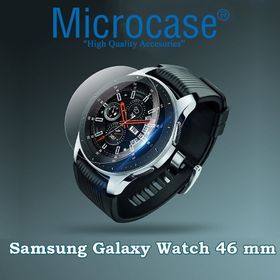Microcase Samsung Galaxy Watch 46 mm Nano Glass Esnek Cam Ekran Koruma Film