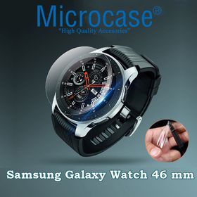 Microcase Samsung Galaxy Watch 46 mm Nano Glass Esnek Cam Ekran Koruma Film