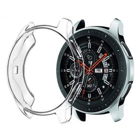 Microcase Samsung Galaxy Watch 46 mm Silikon Şeffaf Kılıf