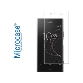 Microcase Sony Xperia XZ1 Full Ön Kaplama TPU Soft Koruma Film