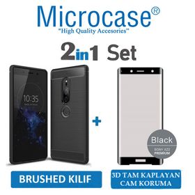 Microcase Sony Xperia XZ2 Brushed Silikon Kılıf