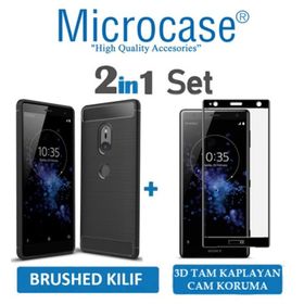 Microcase Sony Xperia XZ2 Brushed Silikon Kılıf