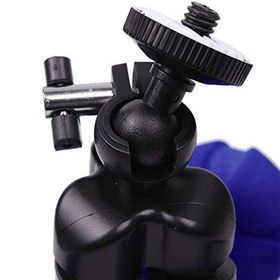 Microcase Sünger Ayaklı Akrobatik Cep Telefonu Mavi 3 Ayak Ahtapot Tripod