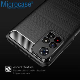 Microcase Xiaomi 11T Brushed Silikon Siyah Kılıf