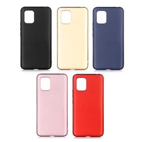 Microcase Xiaomi Mi 10 Lite 5G Premium Matte Silikon Siyah Kılıf