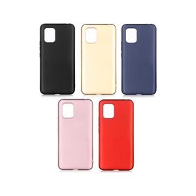 Microcase Xiaomi Mi 10 Lite 5G Premium Matte Silikon Siyah Kılıf