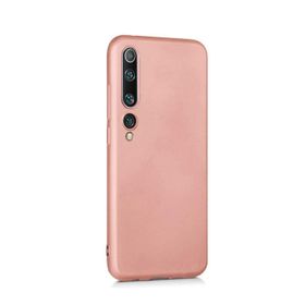 Microcase Xiaomi Mi 10 Premium Matte Silikon Pembe Kılıf