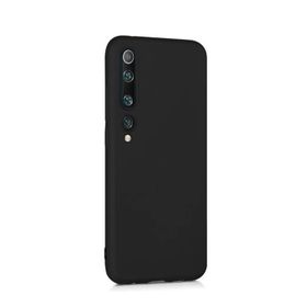 Microcase Xiaomi Mi 10 Premium Matte Silikon Siyah Kılıf