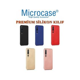 Microcase Xiaomi Mi 10 Premium Matte Silikon Siyah Kılıf