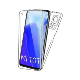Microcase Xiaomi Mi 10T Pro 360 Ön Arka Full Cover Şeffaf Kılıf