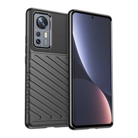 Microcase Xiaomi Mi 12X Thunder Serisi Silikon Siyah Kılıf